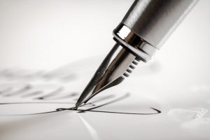 Ecrire au stylo plume