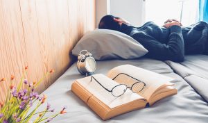 Dormir sur un livre