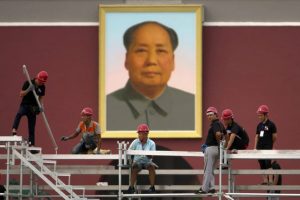 Portrait géant de Mao Zedong