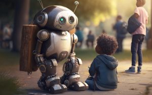 Robot et enfant
