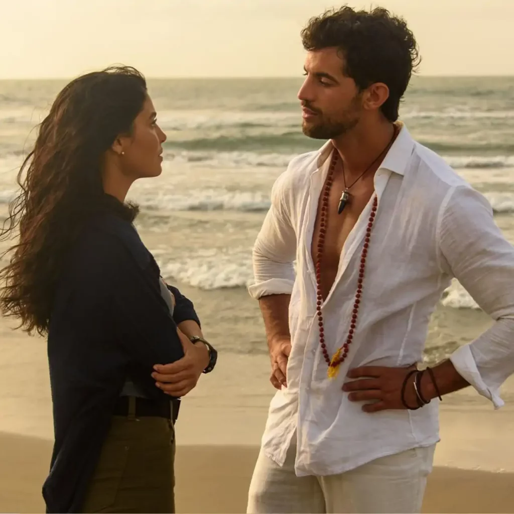 Vinicio et Vicky sur la plage