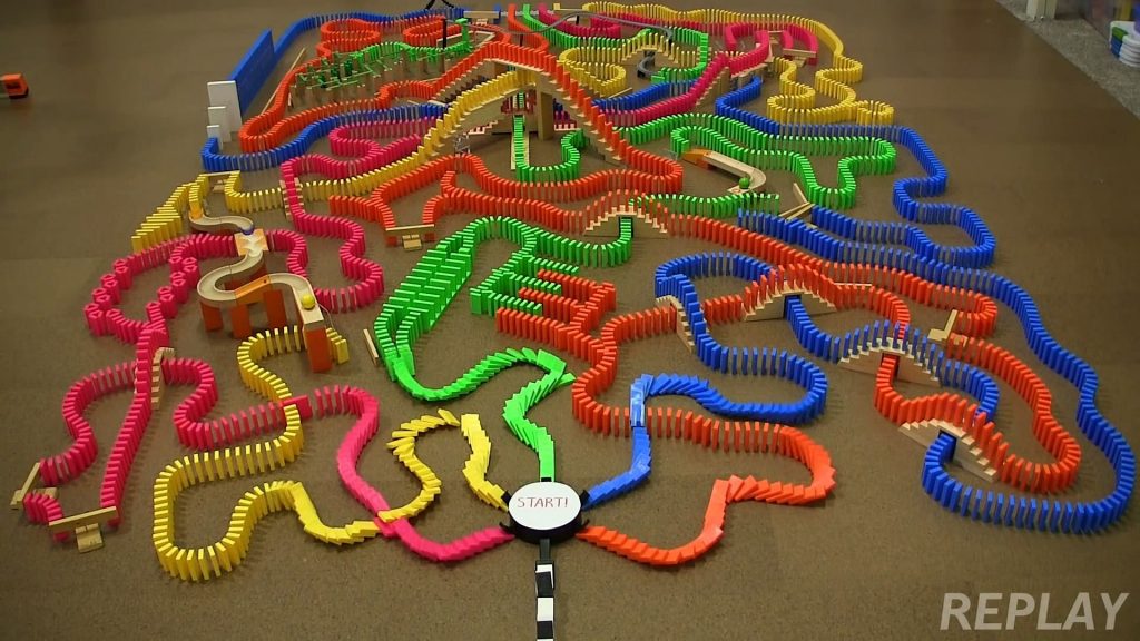 Course de domino
