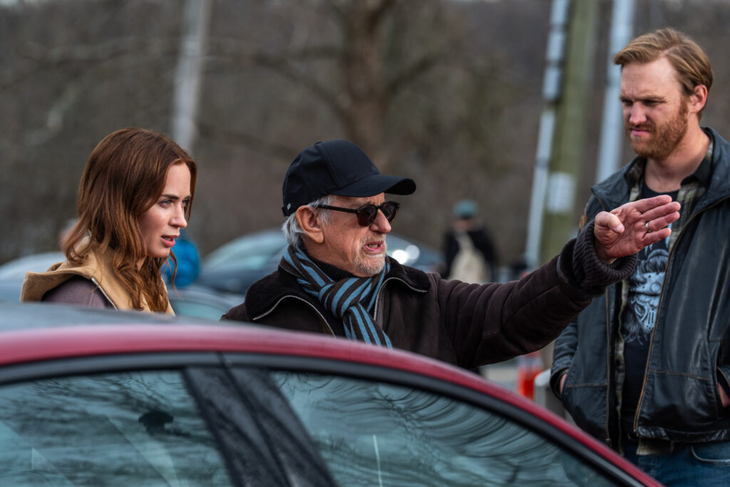 Spielberg dirige ses acteurs dans Disclosure Day