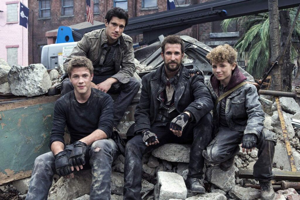 La famille Mason : Tom, Hal, Ben et Matt
